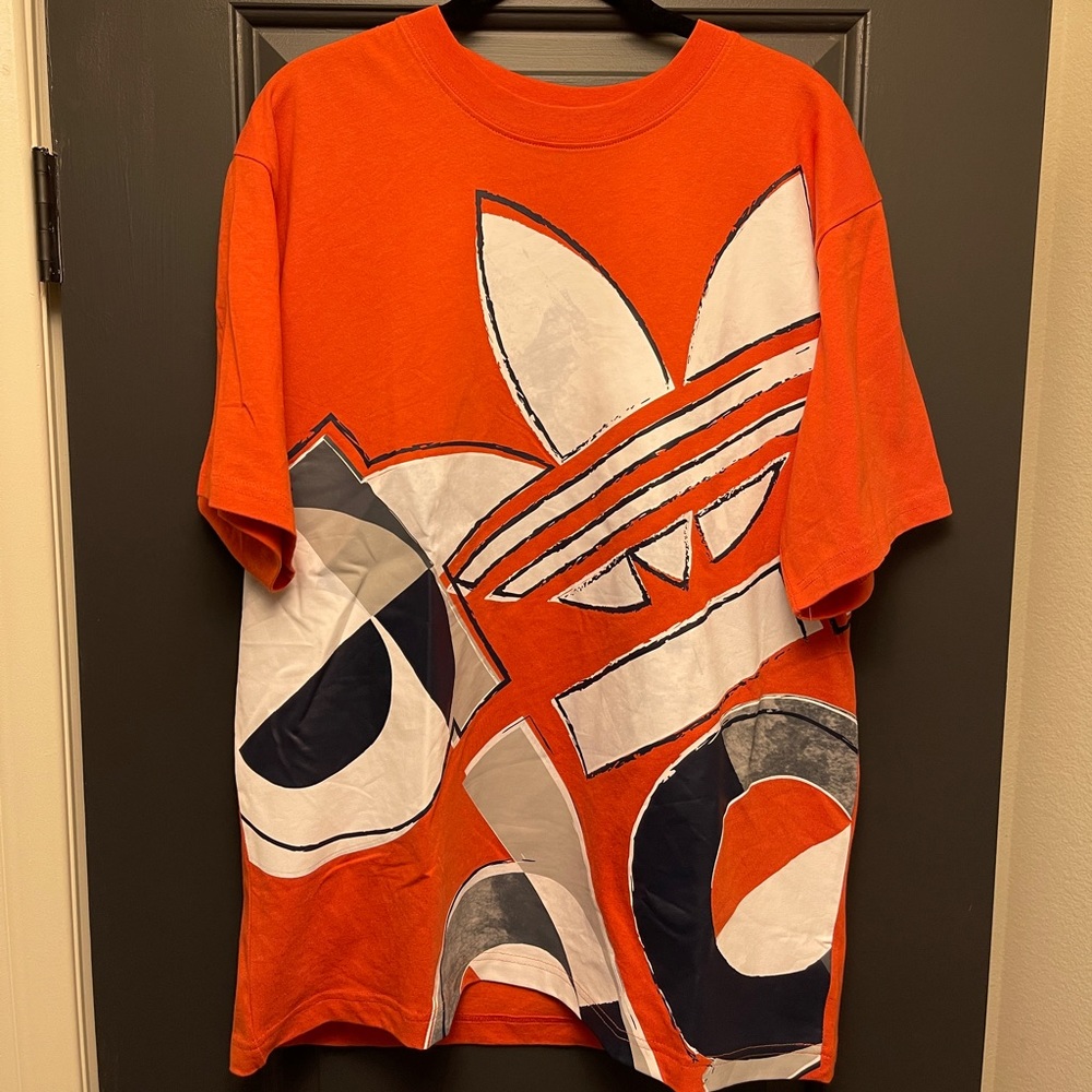 Adidas Originals Orange Mens T-Shirt